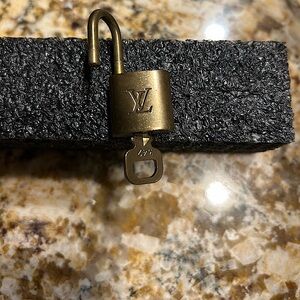 Louis Vuitton Brass Lock and Key!